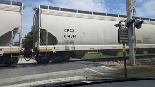 CSX train in Opelika on Sunday morning. southbound