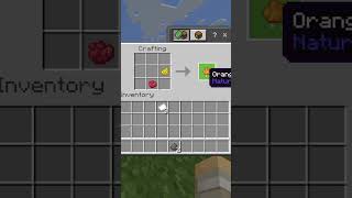 How To Make Orange Firework Rockets In Minecraft #Shorts