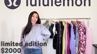 $2000 LULULEMON UNBOXING | CROPPED SCUBA, WUNDERLUST BACKPACK, LIMITED EDITION FLEECE | MAJOR HAUL