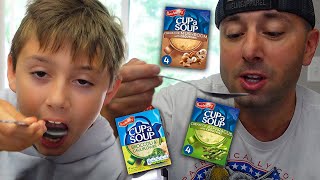 Americans Try British Soups, Sweets, and Baked Beans!