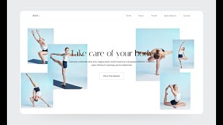 Creative Website Landing Page Design Intro Animation | GSAP Lettering Animation | CSS Hover Effect