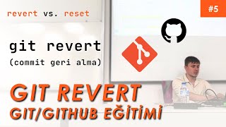 Git Revert (Commit Geri Alma) | Git/GitHub Eğitimi #5