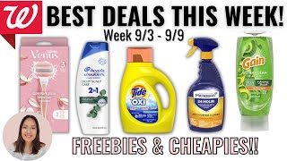 Best Walgreens Couponing Deals 9/3-9/9 - FREEBIES + CHEAPIES 🔥