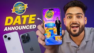 Flipkart Big Billion Days Sale is here 🔥 Date announced - Biggest Price Drop on iPhones Loading ⚡️