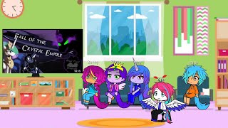 Mlp g5 react to g4. (Fall of the Crystal Empire)