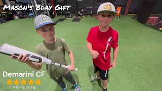 8 Year Old Masons New Bat For His Birthday Demarini CF 28 - 10