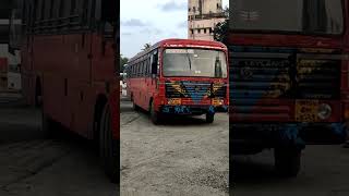 MSRTC Bus ( Lalpari ) Borivali Nancy Colony Depot, Mumbai #shorts #msrtc