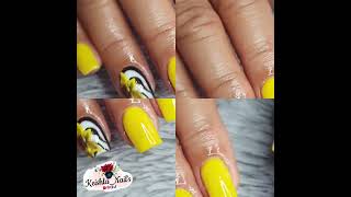 Uñas en Amarillo/Primavera/3d