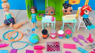 Barbie Okula Dönüş Hayırsever Biri Kutu Açılımı Polly Pocket Lol Surprise