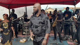 LIKE FATHER LIKE SON NANA SEI AMPOFO ADJEI LEADS HIS FATHER'S BAND AT PETRIENSA #ampofoadjeisongs