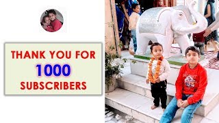 Thanks for 1000 Subscribers | Channel Journey #NamuneBrothers