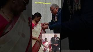 President Droupadi Murmu Conferred “Companion of the Order of Fiji” #trending #currentaffairs #news