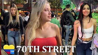 🇨🇴 LA 70 STREET NIGHTLIFE MEDELLIN COLOMBIA 2022 [FULL TOUR]