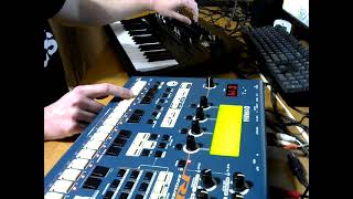 M/S/H- Space Trip (hardware-only trance improvisation jam with Minilogue XD, A4000,  Rm1x)