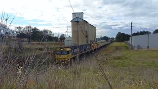 Pacific National Steal Train Passing Through Molong NSW. 12 August 2024