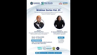 WEBINAR SERIES VOL. 21 Teknologi Blockchain dan Artificial Intelligence di Industri Keuangan