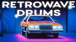 80s Retrowave Drums Synthwave Drum Kit (Sample Pack)