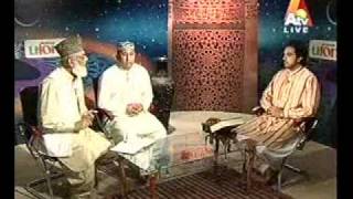 Syed Manzoor ul Kounain And Syed Salman Kounain Interview with Qari Najam Mustafa On Atv, Part02/03