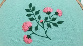 A very easy hand embroidery pattern for beginners