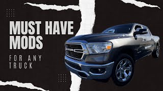 MUST HAVE MODS For ANY Truck- IMMEDIATE DIFFERENCE