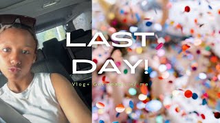 LAST DAY OF SENIOR YEAR! | vlog + get ready with me