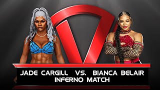 Jade Cargill vs Bianca Belair - Inferno match - Who Wins?