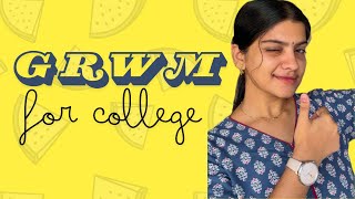 Oru chinna GRWM🫶🏻 #grwm #collegelife #tamilyoutuber