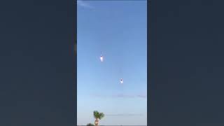 Falcon heavy side boosters landing