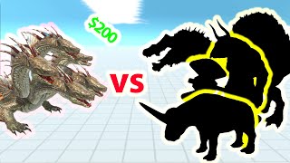 5 HEAD HYDRA vs SAME PRICE UNITS - Animal Revolt Battle Simulator ARBS