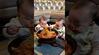 Baby mukbang food #shorts #shortvideo