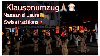 Klausenumzug || Swiss Advent Tradition || santa claus parade