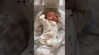 Unwrapping Baby Stretching Cuteness overloaded | Unswaddled #cutebabies #cutebaby #pregnancy #baby