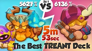 The is the BEST TREANT Deck! 5 min 53 sec  PVP Rush Royale