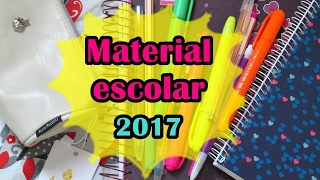 MATERIAL ESCOLAR 2017   - O QUE COMPREI PARA FACULDADADE ESSE ANO