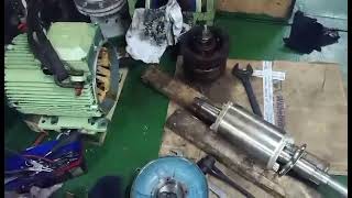 How to Overhaul the Electric Motor of the Fuel 0il Purifier and change the Bearings in a Ship