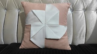 Beautiful and Easy Cushion Cover Cutting andStitching Pillow / Cushion Cover Making