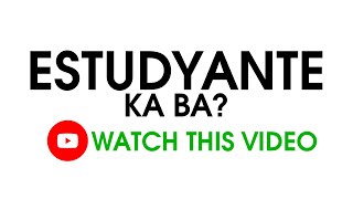 ESTUDYANTE KA BA?