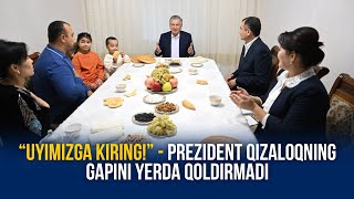 “Uyimizga kiring!” - Prezident qizaloqning gapini yerda qoldirmadi