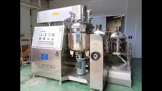 RHJ -A- 150L electric heating vacuum emulsifying mixer  ,Efficient Emulsion Processing System