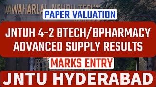 JNTUH 4-2 BTECH/BPHARMACY ADVANCED SUPPLY RESULTS   #jntuh