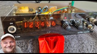 KN Instruments Nixie Tube Frequency counter 250MHz 1974