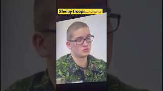 Don’t fall asleep in army classes