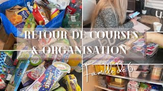 RETOUR de COURSES LECLERC + MON ORGANISATION #retourdecourses #courses #organisation #leclerc