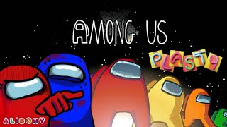 Among us из пластилина амонгас #amongus #plastilina #амонгас