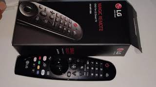 Controle remoto LG Magic Remote - comando de voz em português.