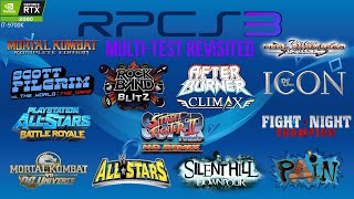 RPCS3 Multi-Test Revisted (4K - RTX 2080 - I7 9700K)