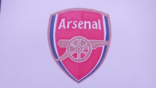 رسم شعار نادي أرسنال الإنجليزي/How to draw the Arsenal club logo