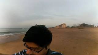 Sunrise from Puri Sea Beach in full 360° #PuriSea #360Video