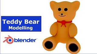 Teddy bear modeling and sculpting in blender - Blender 4.0