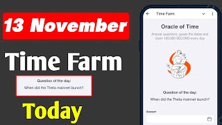 When did the Theta mainnet launch? Question Of The Day | Time Farm